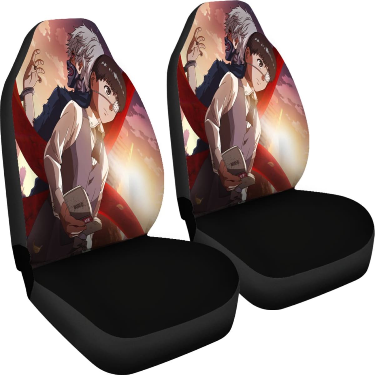 Tokyo Ghoul Seat Covers 2 Amazing Best Gift Ideas 2020 Universal Fit 090505