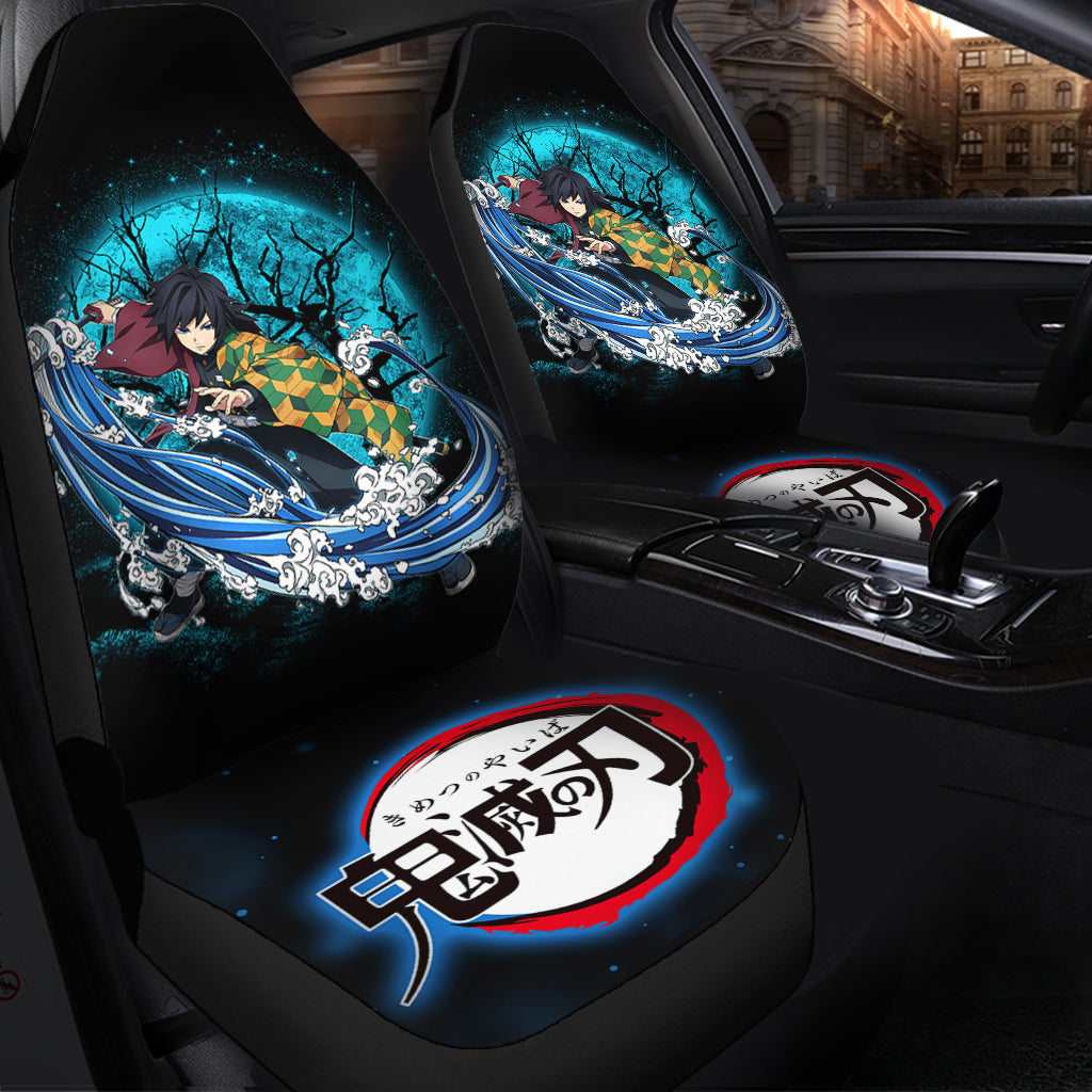 Tomioka Giyuu Demon Slayer Moonlight Car Seat Covers