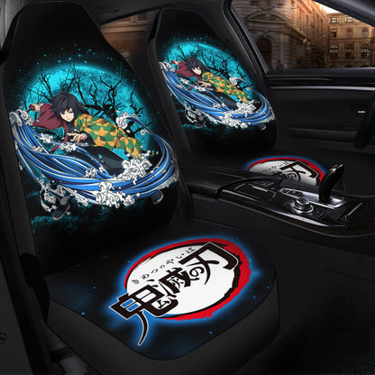 Tomioka Giyuu Demon Slayer Moonlight Car Seat Covers