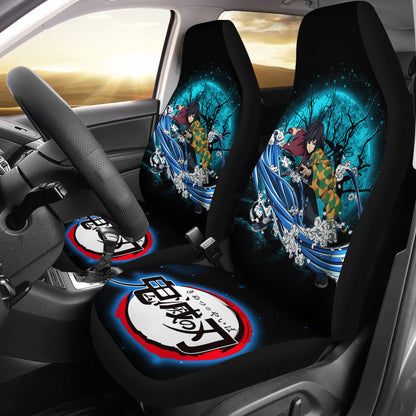Tomioka Giyuu Demon Slayer Moonlight Car Seat Covers