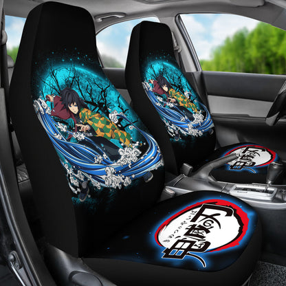 Tomioka Giyuu Demon Slayer Moonlight Car Seat Covers