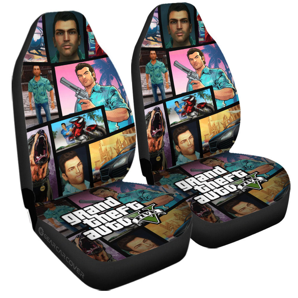 Tommy Vercetti Car Seat Covers Custom Car Accessories