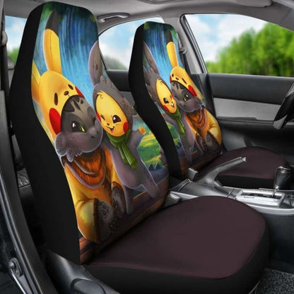 Toothless And Pikachu How To Train Your Dragon Car Seat Covers Universal Fit 051312