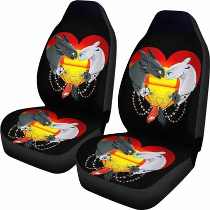 Toothless And The Light Fury Car Seat Covers 1 Universal Fit 051012