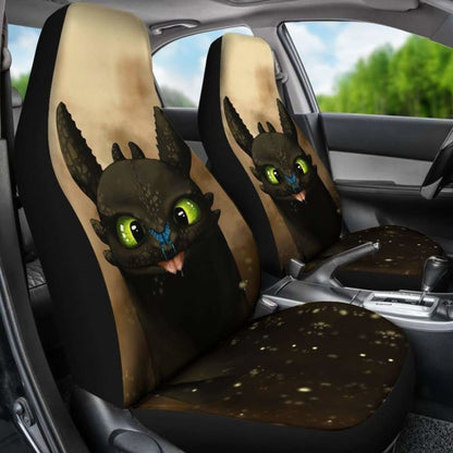 Toothless Car Seat Covers How To Train Your Dragon Cartoon Universal Fit 051012