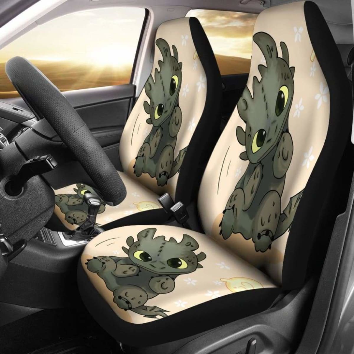 Toothless Car Seat Covers Universal Fit