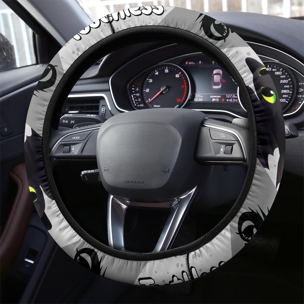 Toothless How To Train Your Dragon Car Steering Wheel Cover