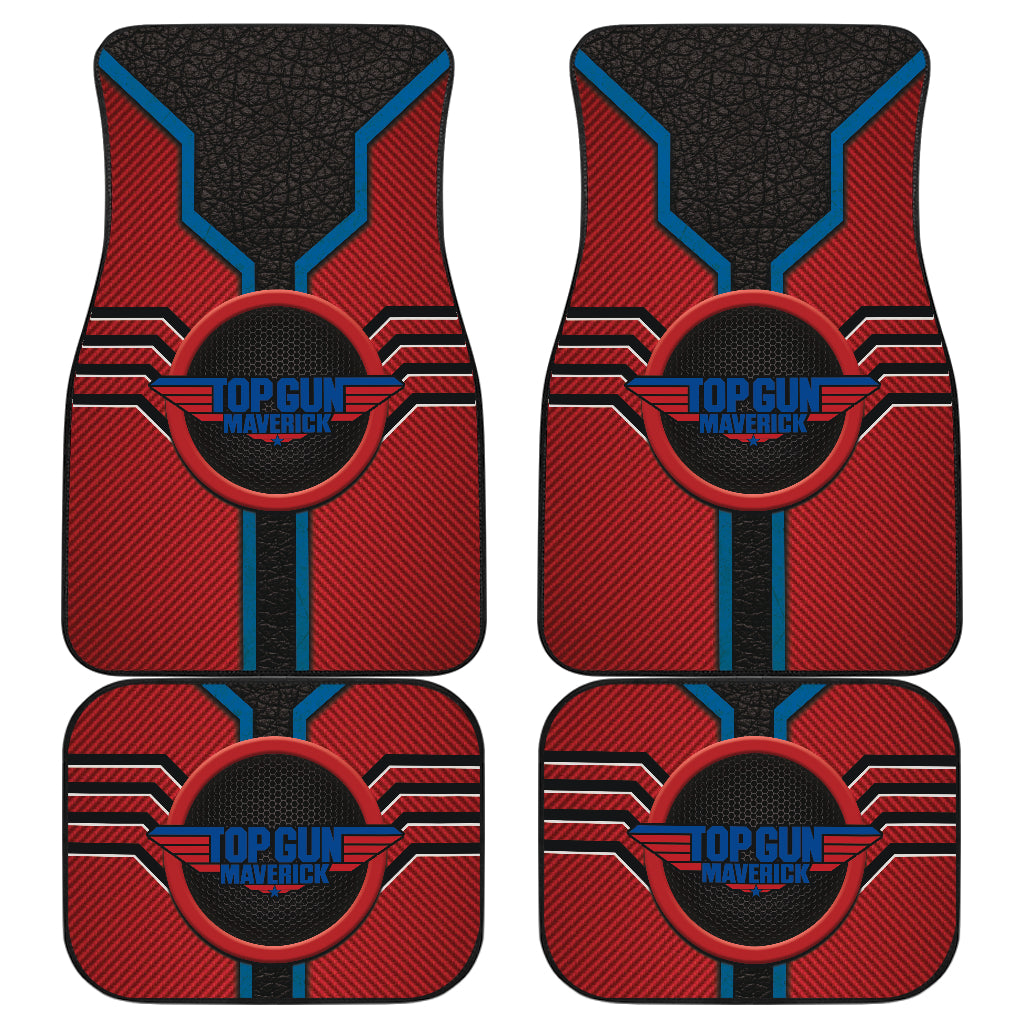 Top Gun Maverick Logo Car Floor Mats Custom For Fans Ci230113-09a