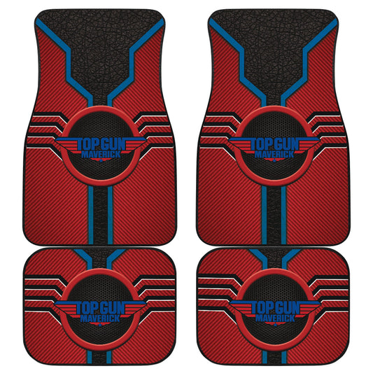 Top Gun Maverick Logo Car Floor Mats Custom For Fans Ci230113-09a