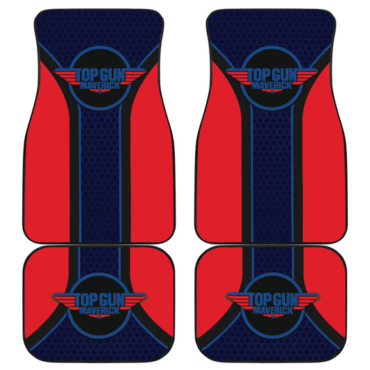 Top Gun Maverick Logo Car Floor Mats Custom For Fans Ci230105-04a