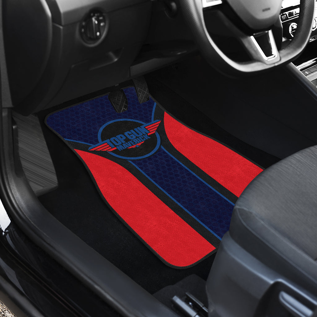 Top Gun Maverick Logo Car Floor Mats Custom For Fans Ci230105-04a