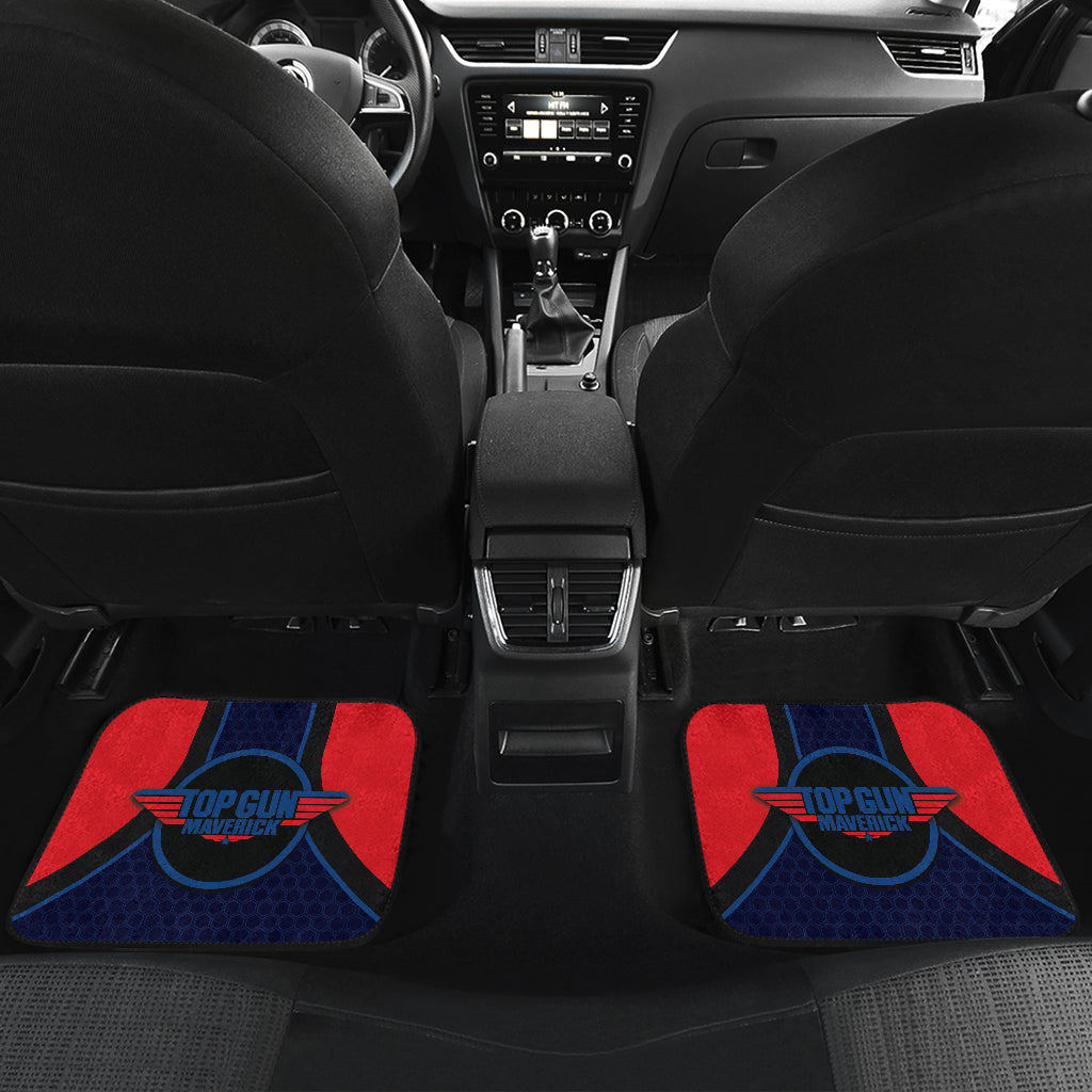 Top Gun Maverick Logo Car Floor Mats Custom For Fans Ci230105-04a