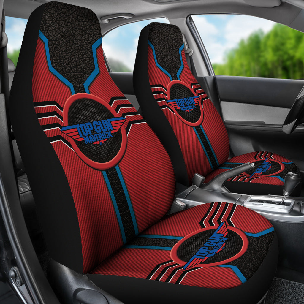 Top Gun Maverick Logo Car Seat Covers Custom For Fans Ci230110-09
