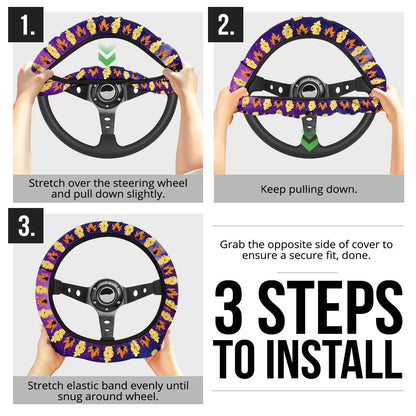 Torchic Car Steering Wheel Cover