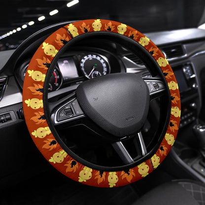 Torchic Galaxy Car Steering Wheel Cover