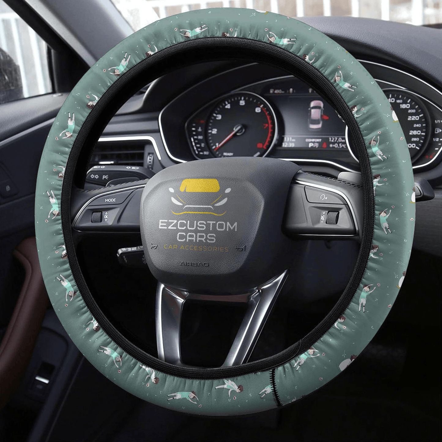 Toru Oikawa Anime Steering Wheel Cover Custom Haikyuu Anime Car Accessories