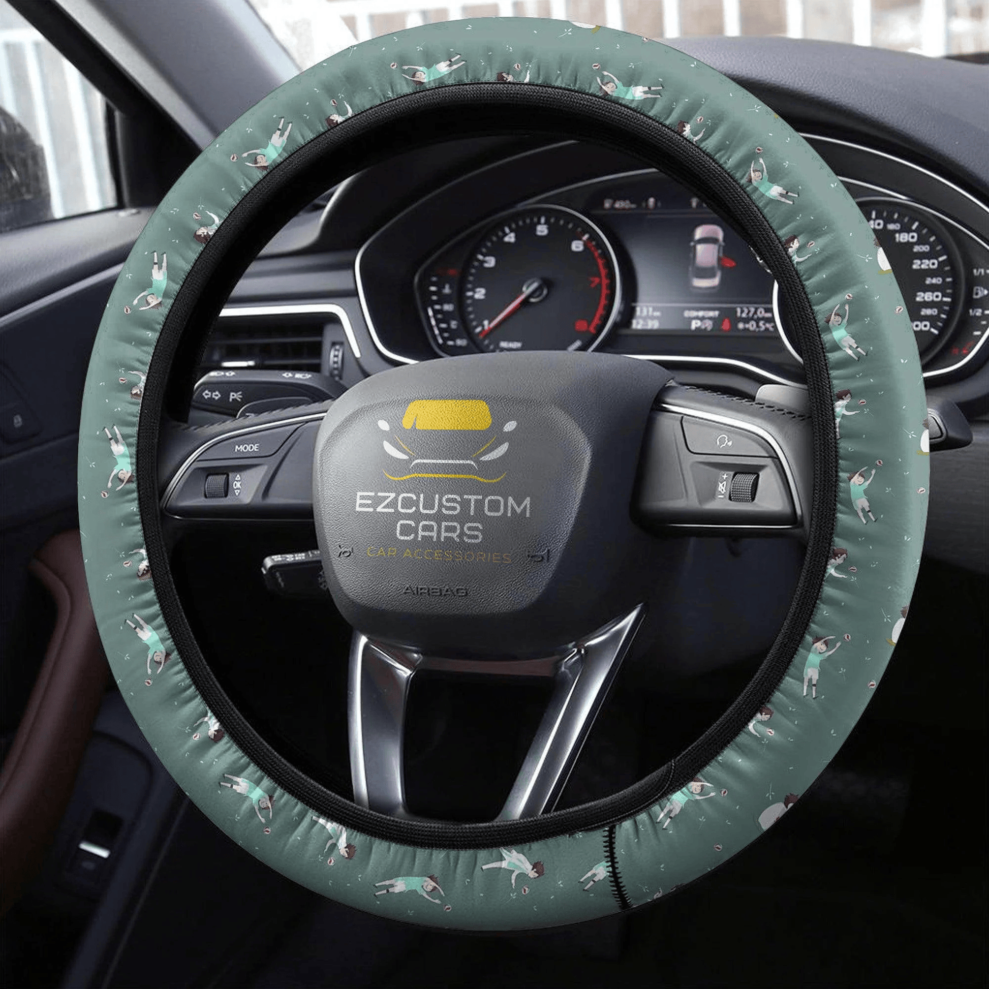 Toru Oikawa Anime Steering Wheel Cover Custom Haikyuu Anime Car Accessories