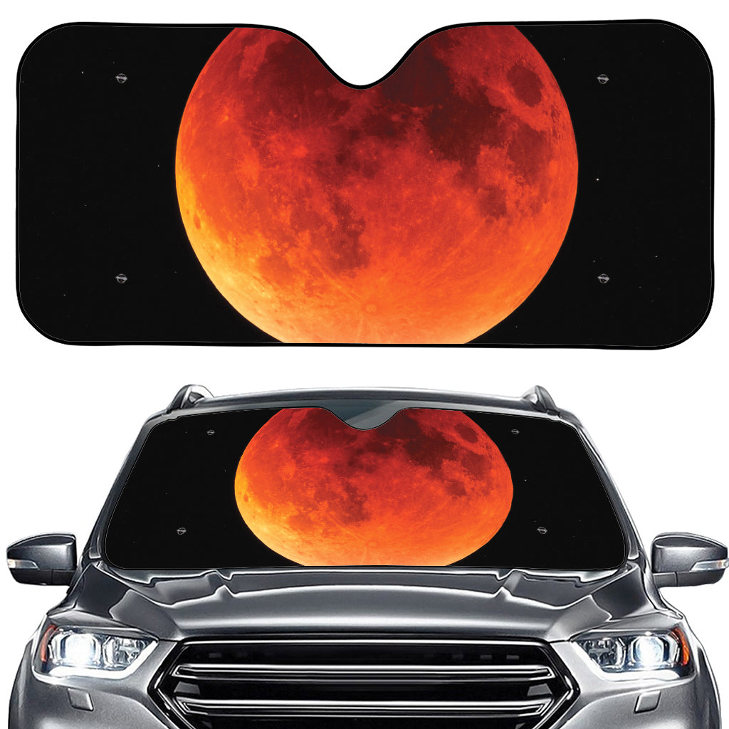 Total Lunar Eclipse Print Car Windshield Sun Shade