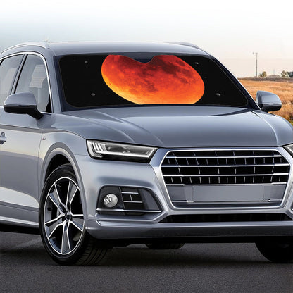 Total Lunar Eclipse Print Car Windshield Sun Shade