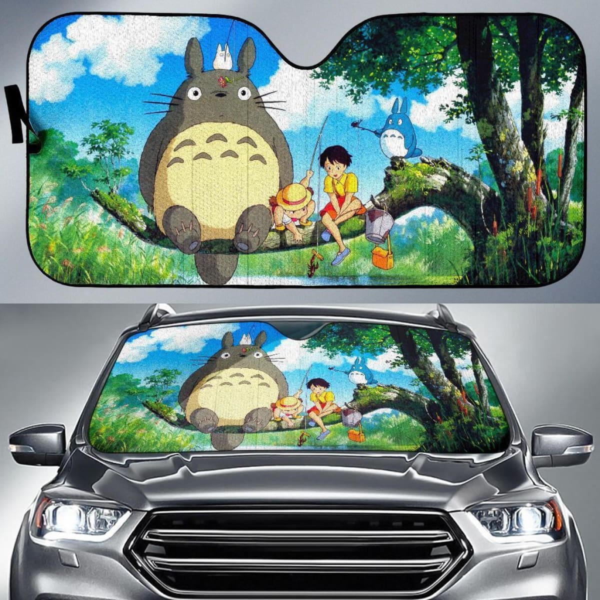 Totoro And Friends Auto Sun Shade Universal Fit 111204