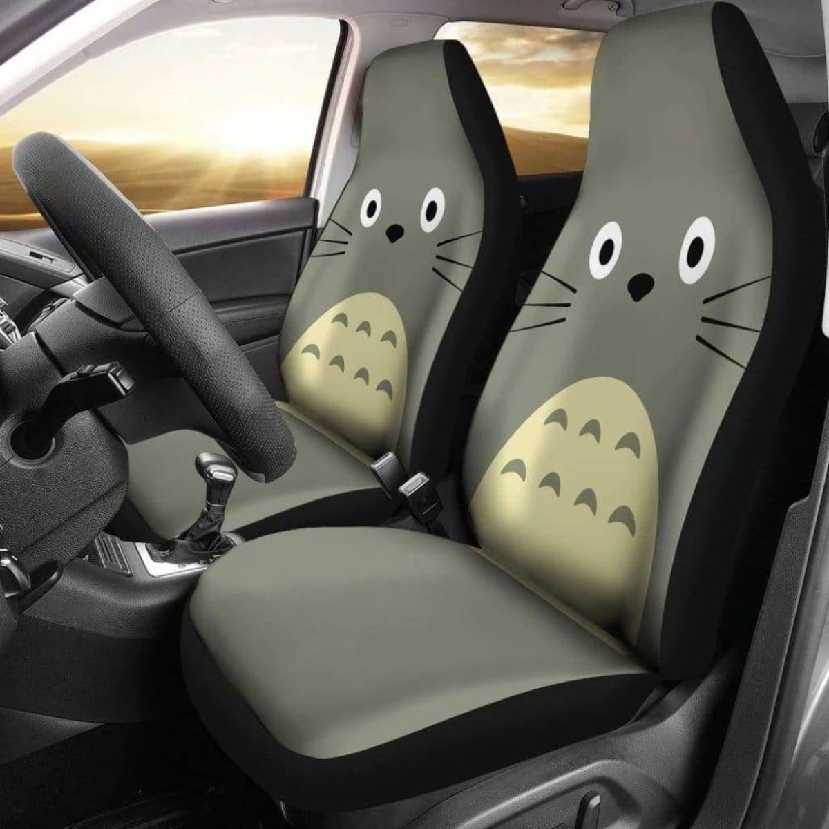 Totoro Car Seat Covers 2 Universal Fit 051012