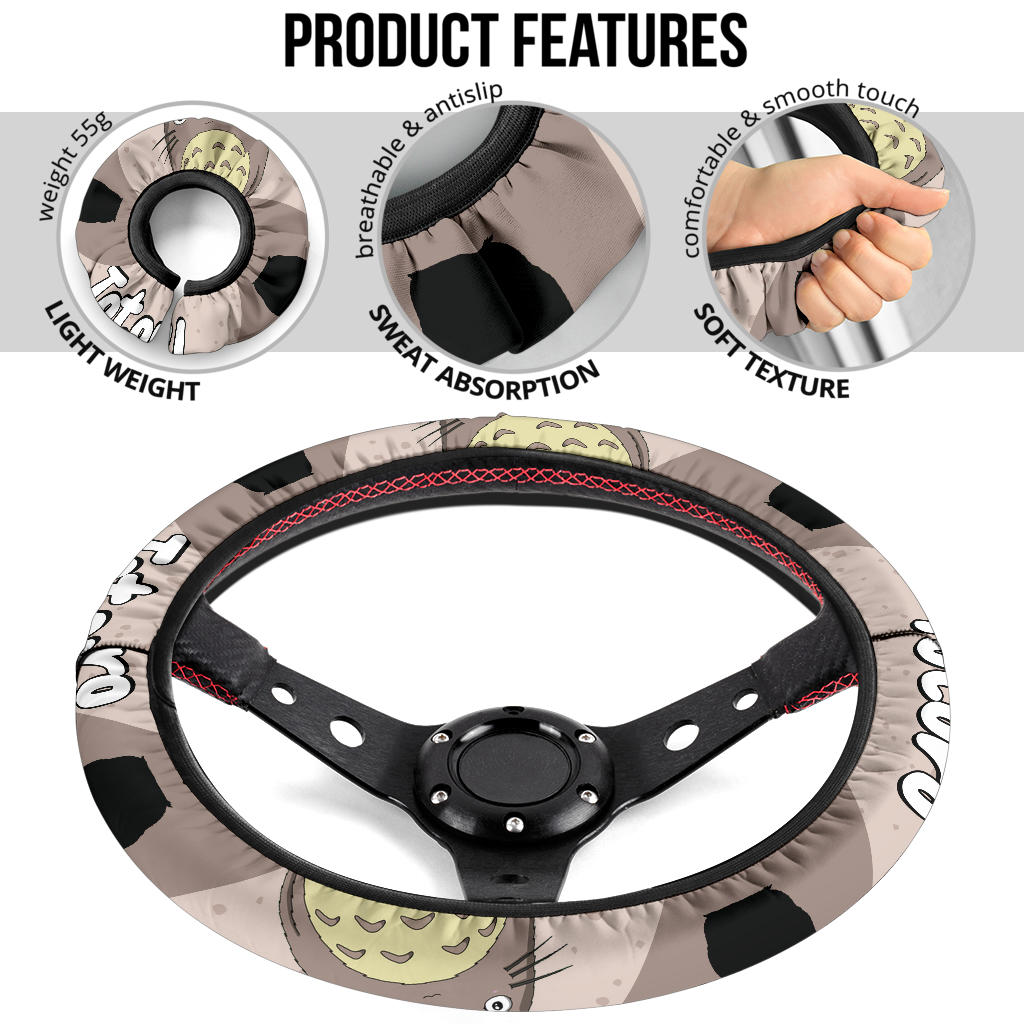 Totoro Ghibli Anime Car Steering Wheel Cover