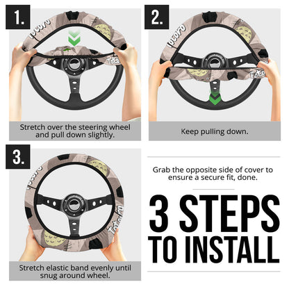 Totoro Ghibli Anime Car Steering Wheel Cover