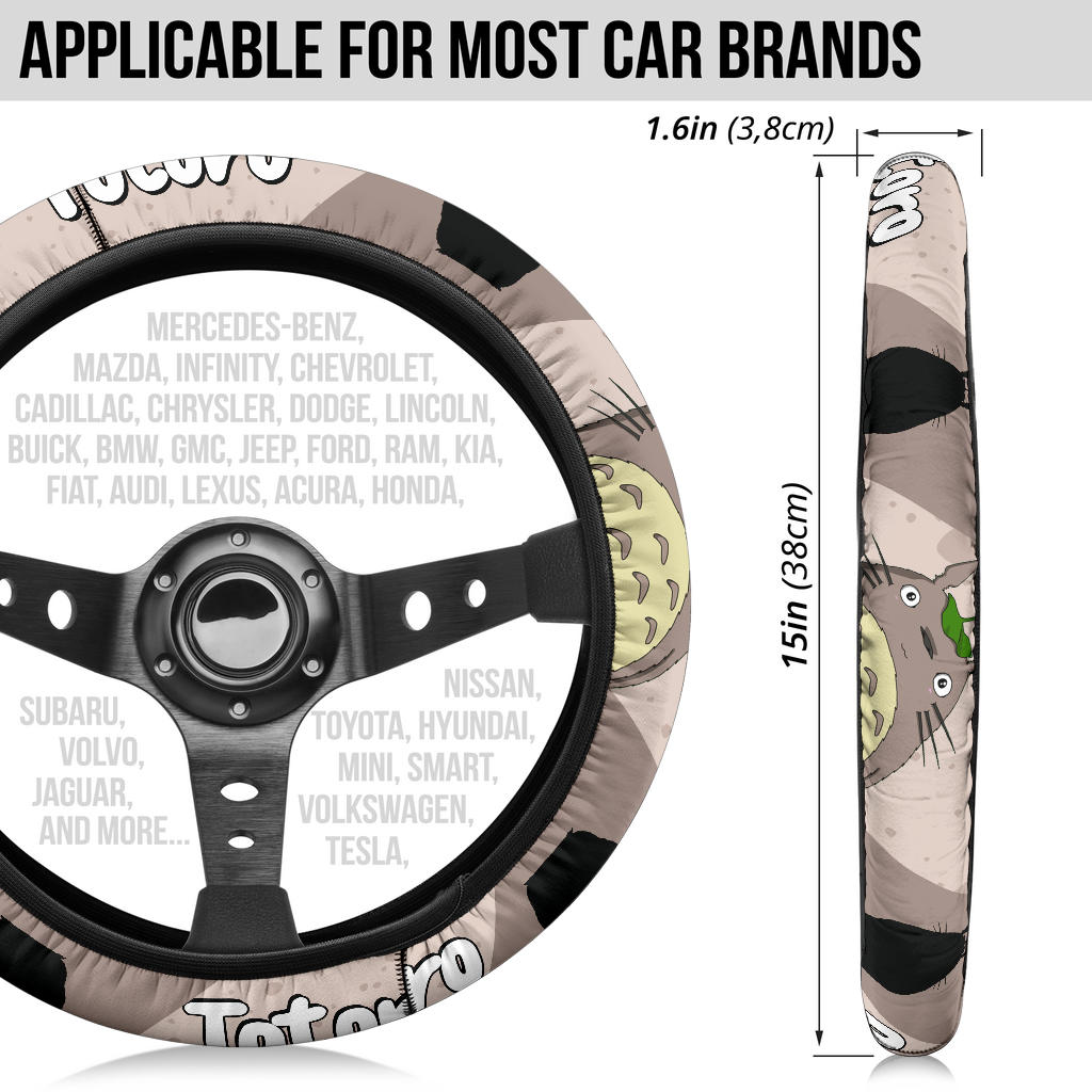 Totoro Ghibli Anime Car Steering Wheel Cover
