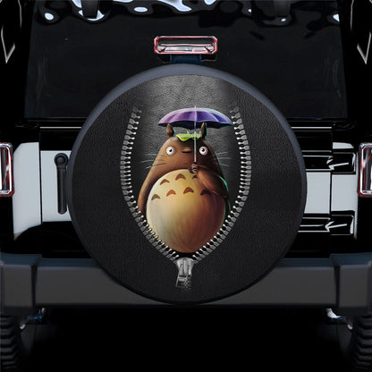 Totoro Ghibli Anime Zipper Car Spare Tire Cover