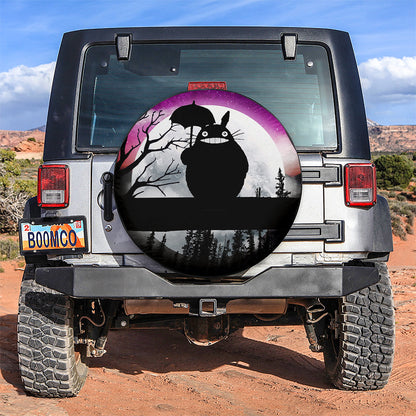 Totoro Ghibli Moon Night Car Spare Tire Cover