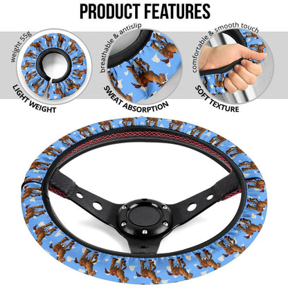 Toy Story Bullseye Car Steering Wheel Cover