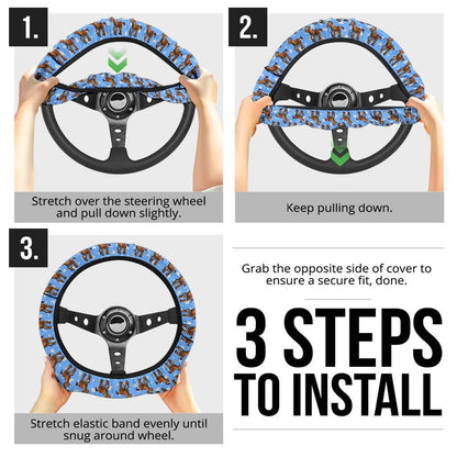 Toy Story Bullseye Car Steering Wheel Cover