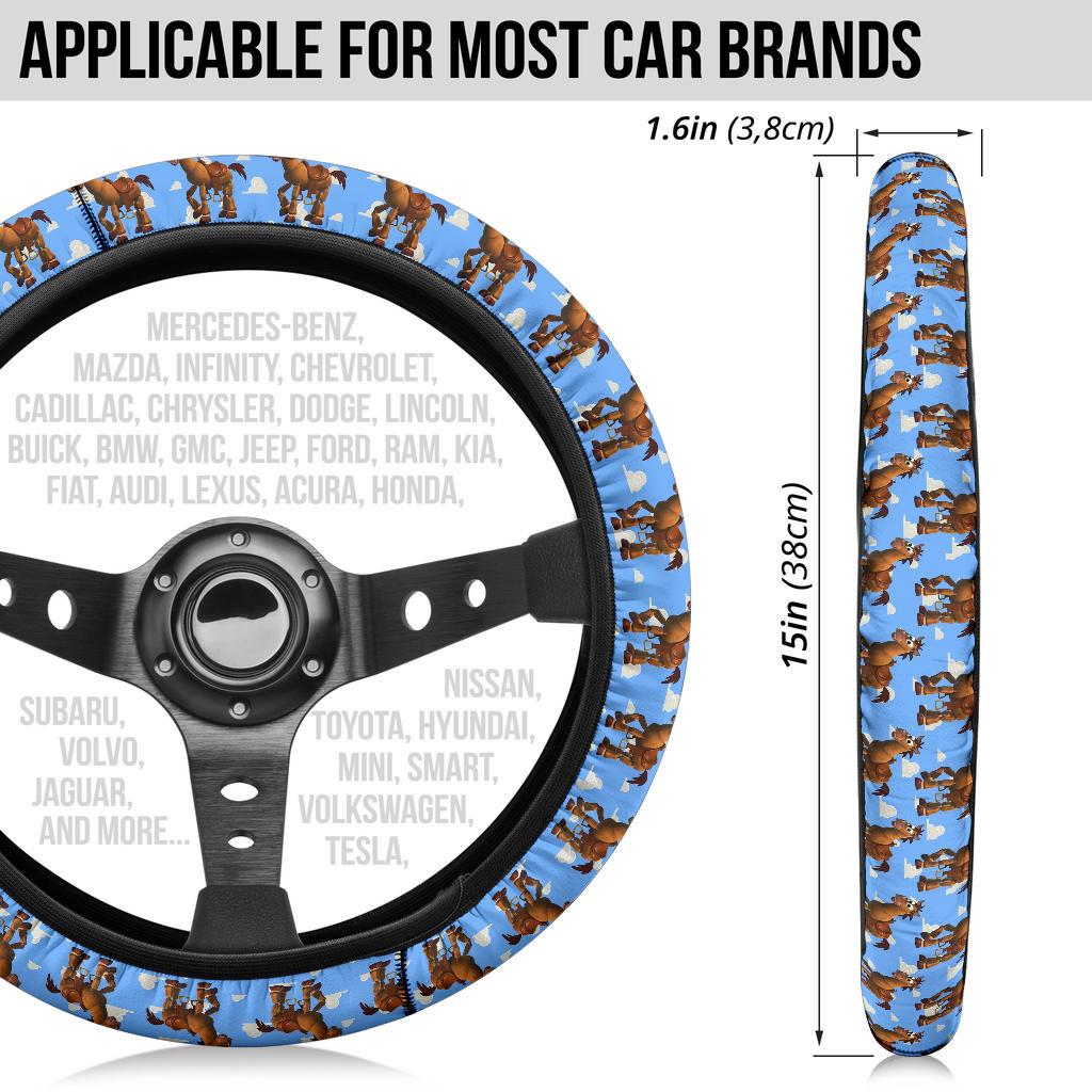 Toy Story Bullseye Car Steering Wheel Cover
