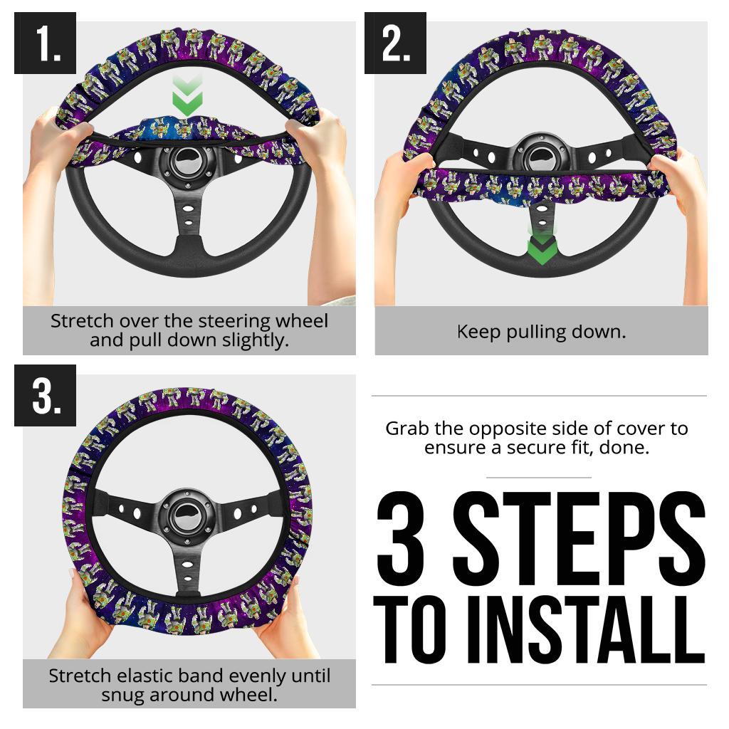 Toy Story Buzz Lightyear Car Steering Wheel Cover