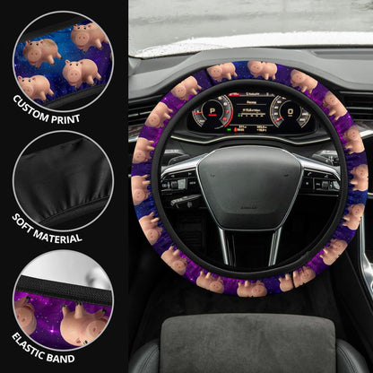 Toy Story Hamm Car Steering Wheel Cover