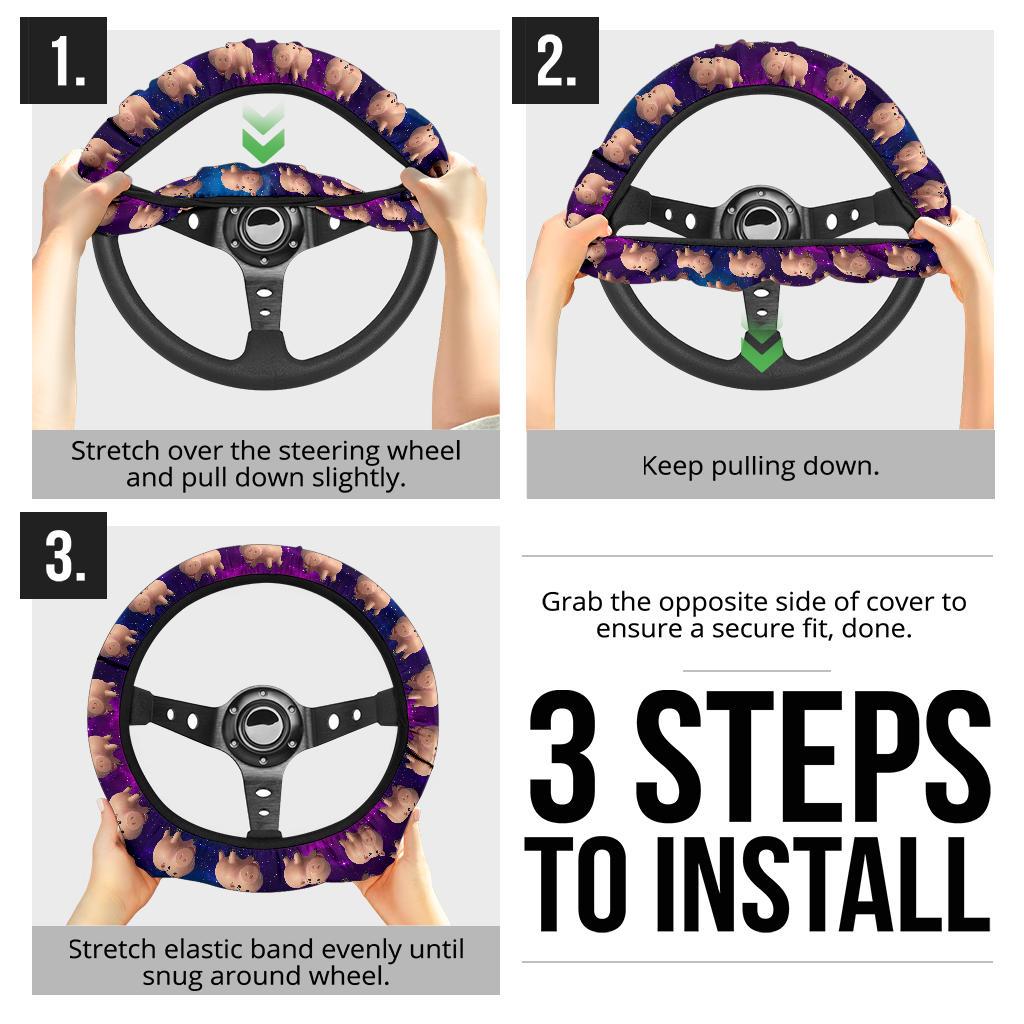 Toy Story Hamm Car Steering Wheel Cover