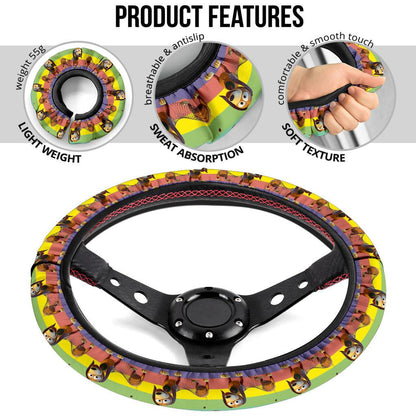 Toy Story Slinkydog Car Steering Wheel Cover