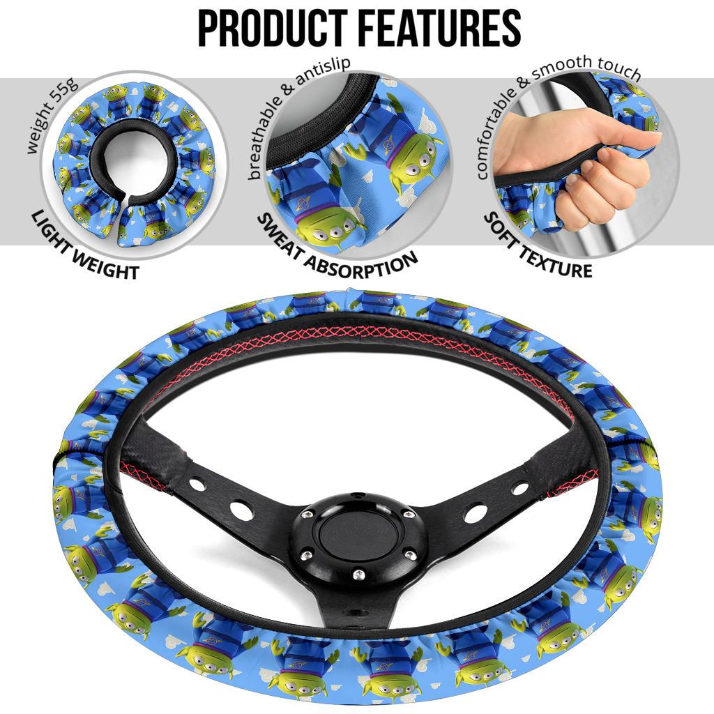 Toy Story Three Little Men Car Steering Wheel Cover