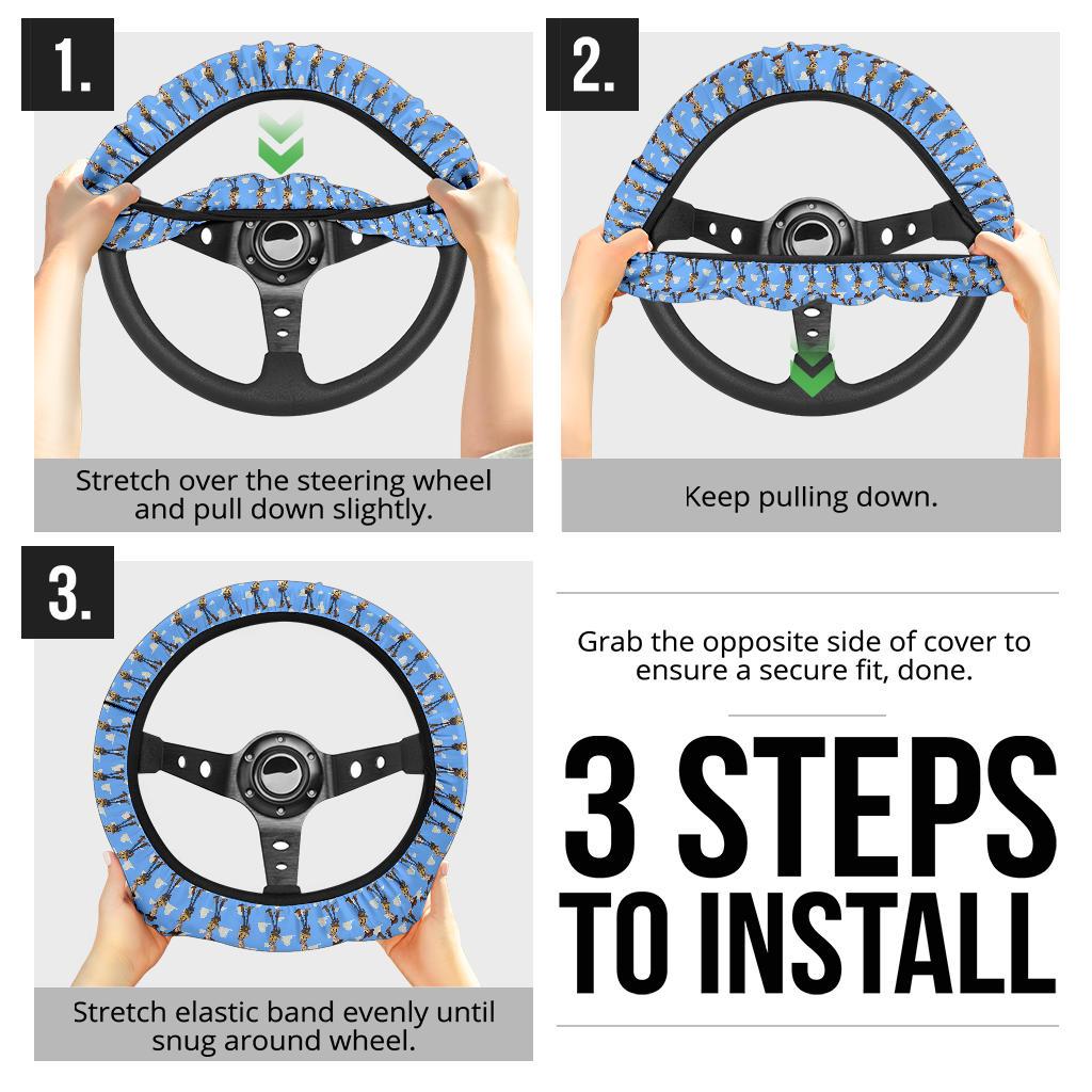 Toy Story Woody Car Steering Wheel Cover