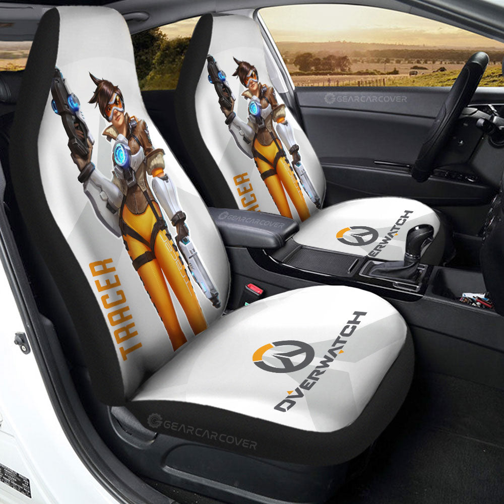 Tracer Car Seat Covers Custom Overwatch