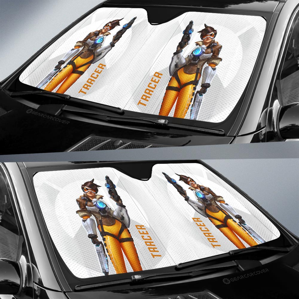 Tracer Car Sunshade Custom Overwatch