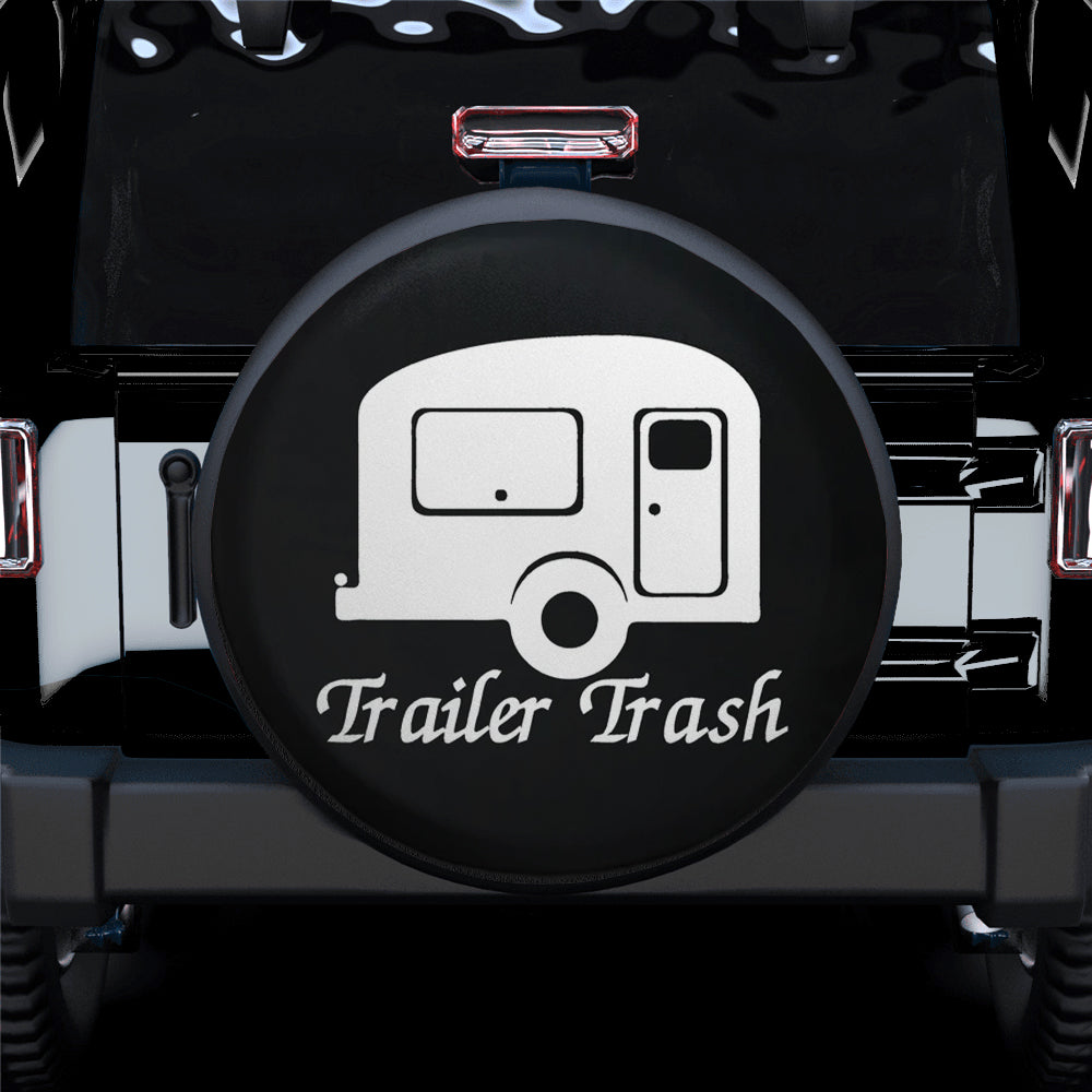 Trailer Trash Jeep Car Spare Tire Cover