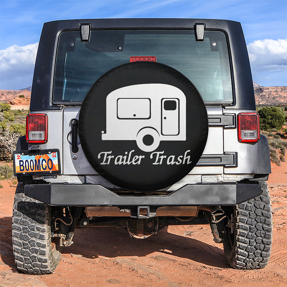 Trailer Trash Jeep Car Spare Tire Cover