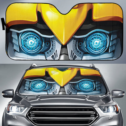 Transformer Bumblebee Eyes Custom Car Windshield Auto Sun Shades