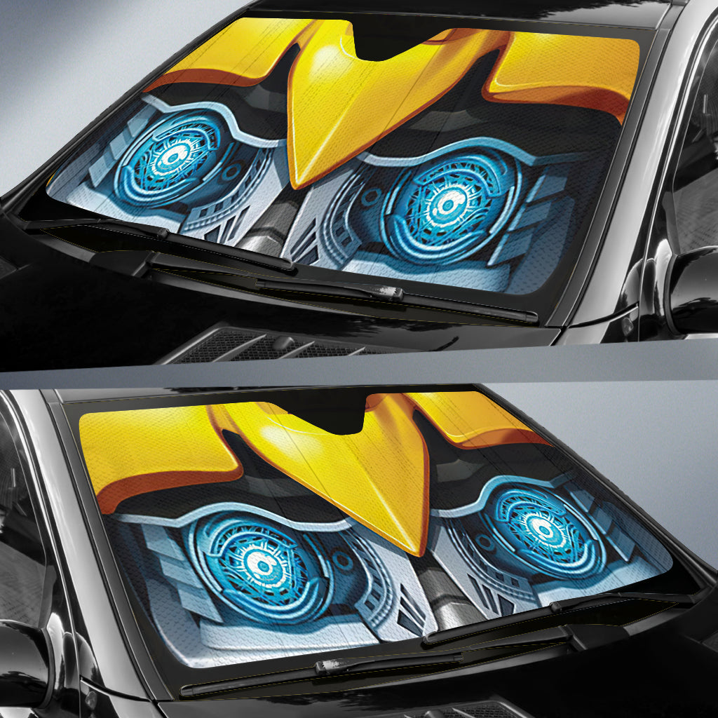Transformer Bumblebee Eyes Custom Car Windshield Auto Sun Shades