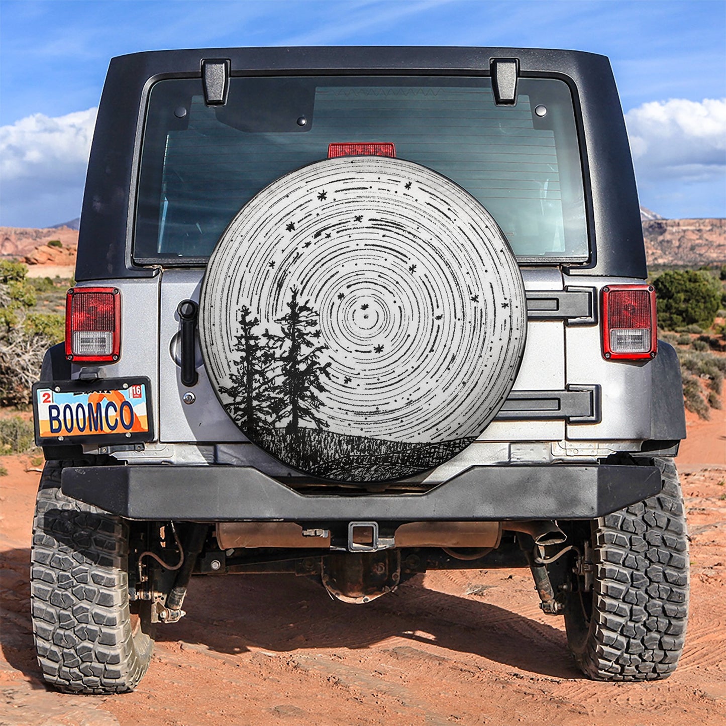Traveling Camper Jeep Car Spare Tire Cover