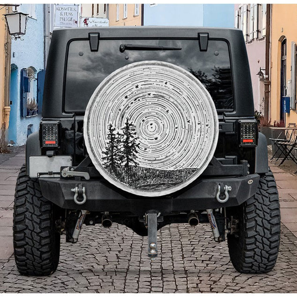 Traveling Camper Jeep Car Spare Tire Cover
