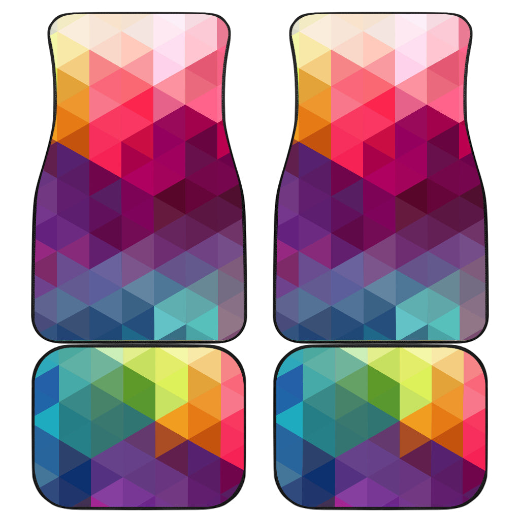 Triangles Pattern Car Floor Mats Car Accessories