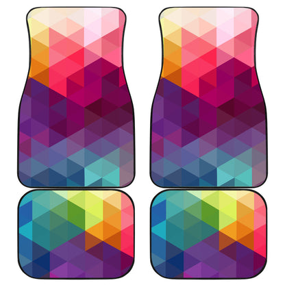 Triangles Pattern Car Floor Mats Car Accessories