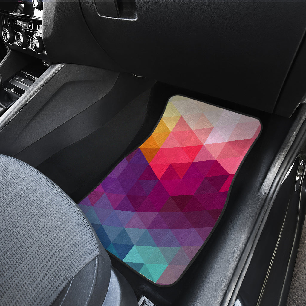 Triangles Pattern Car Floor Mats Car Accessories